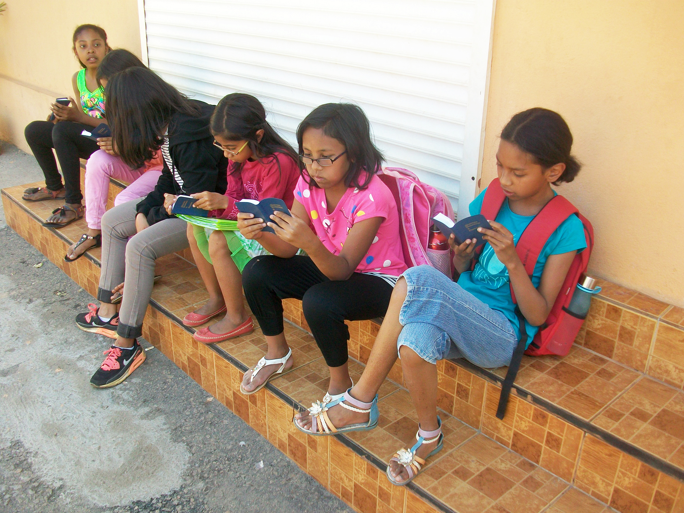 Madagascar Students with New Testaments